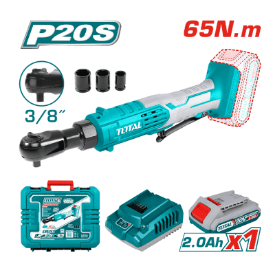 RACHET INALAMBRICO 3/8” LI-ION 20V 65NM TOTAL - TDRLI2060152