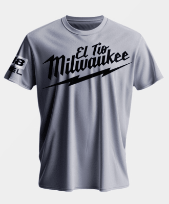 Polo milwaukee de algodón color gris - talla M
