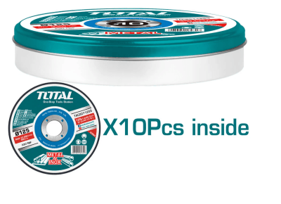 Set 10 Discos de Corte para Metal Total / TAC2211255