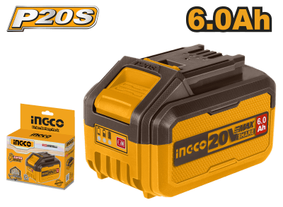 BATERIA LITIO 20V 6.0AH INGCO - FBLI2060