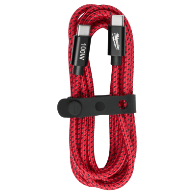 CABLE DE CARGA REFORZADO 100W 6PIES 1,8MT MILWAUKEE 48-59-2848