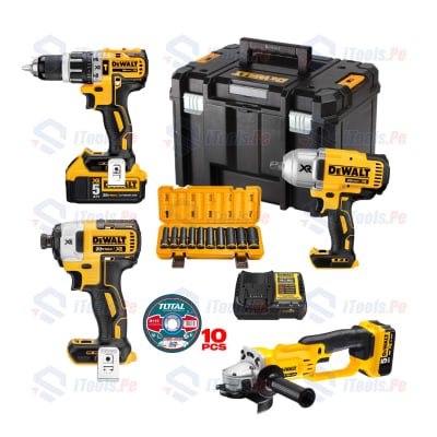 EL SUPER PACK MECANICO DEWALT 4 EN  1 INDUSTRIAL