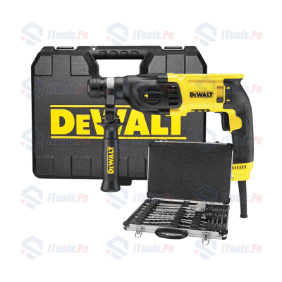 ROTOMARTILLO SDS PLUS 800W 2.9J DEWALT + BROCA SDS PLUS Y CINCELES 17 PZAS MAKITA /D25133K-B2-KIT