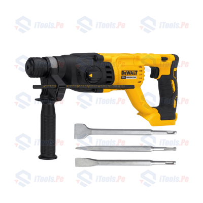 ROTOMARTILLO INALAMBRICO 20 V. DCH133B DEWALT+ JGO DE CINCELES SDS-PLUS 3 PZAS KAMASA/ DCH133B-KM