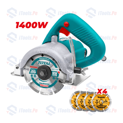 SIERRA CORTADORA DE MARMOL1400W + DISCO DIAMANTADO