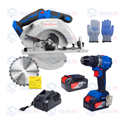 SIERRA CIRCULAR DCMY02-185 + TALADRO PERCUTOR DCJZ2060I