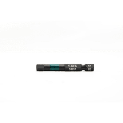 Punta de impacto hexagonal de 6 mm y 50 mm - 10pzs SATA / ST59757