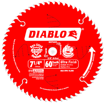 DISCO DIABLO DE 60 DIENTES 7 1/4