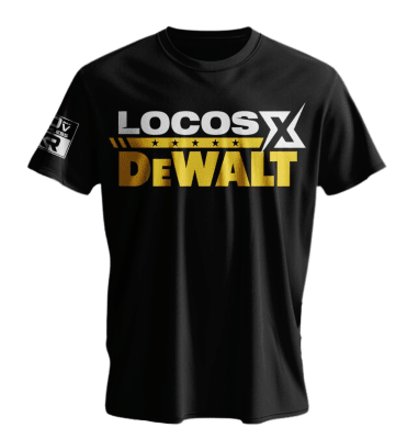 Polo de algodón locos por dewalt - talla XL