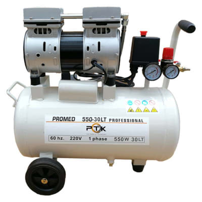 COMPRESORA SILENCIOSA 30LT 550W OIL FREE PTK
