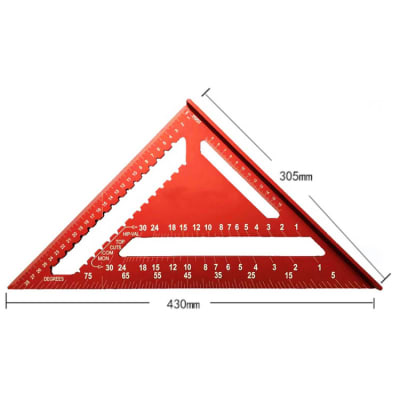 ESCUADRA TRIANGULAR DE ALEACIÓN DE ALUMINIO 12