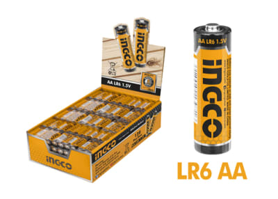 PILA ALCALINA AA 4 PIEZAS INGCO HAB2A01