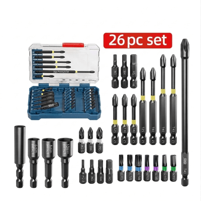 KIT DE PUNTAS IMPACTO Y DADOS 26PCS DONGCHENG D092501