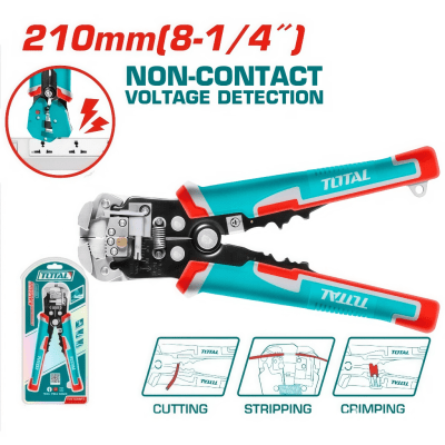 PINZA PELACABLES ELÉCTRICOS 4 EN 1 MULTIFUNCIÓN TOTAL