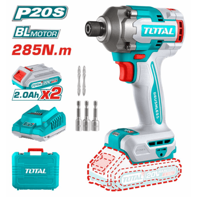 ATORNILLADOR DE IMPACTO 285NM 20V TOTAL / TIRLI2028
