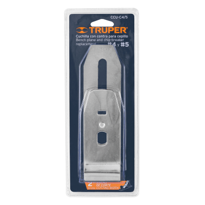 Cuchilla con contra para cepillo de carpintero 2