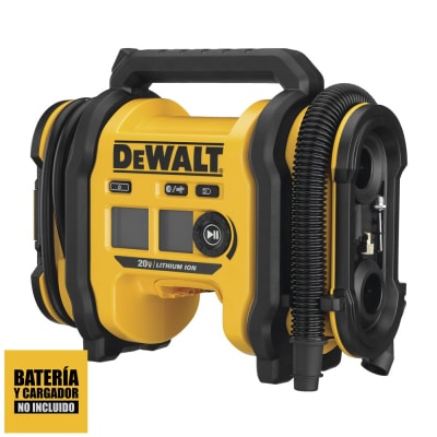 INFLADOR DE AIRE 20 V 3-160 PSI BARETOOL (SIN BATERIAS /SIN CARGADOR) DEWALT DCC020IB