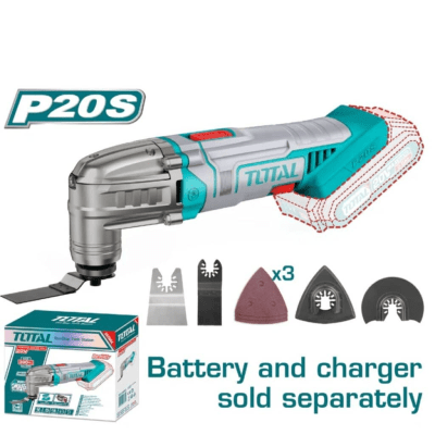 HERRAMIENTA MULTIFUNCIONAL LI-ON 20V 5000-20000RPM ACC Y MALETIN TOTAL - TMLI2022