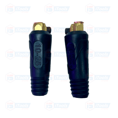 CONECTOR PARA MAQUINA DE SOLDAR MACHO 10-25 CHICO 3/8