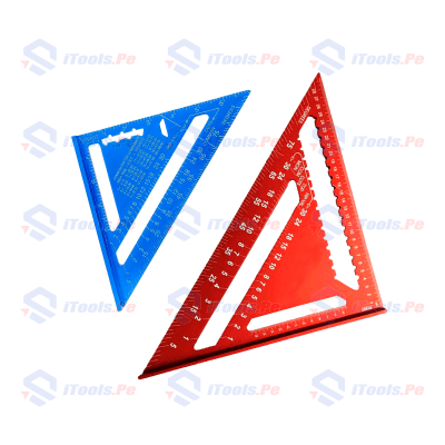 PACK JUEGO DE ESCUADRAS DE ALUMINIO 7 Y 12