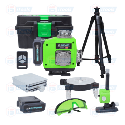 PACK NIVEL LASER 16 LINEAS VERDES SAIYAN + TRIPODE