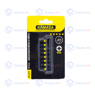 JUEGO DE PUNTAS CONTROL DE IMPACTO PZ2 X 8PCS KAMASA