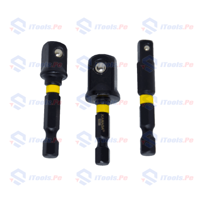SET ADAPTADORES DE IMPACTO C/VASTAGO HEX 1/4