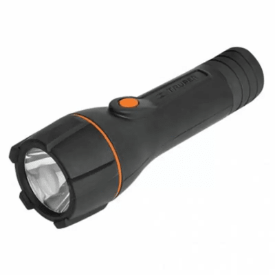 Linterna Plástica 2D C/Negro Truper 13019