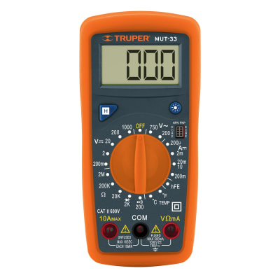 Multimetro Digital Junior 200V–750V 10401 Truper