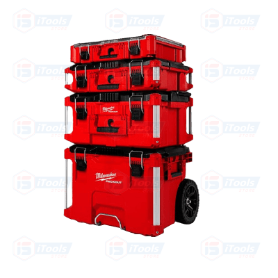 COMBO PACK OUT CAJA DE HERRAMIENTAS INDUSTRIAL 4 PCS MILWAUKEE