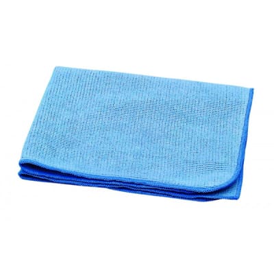 PAÑO MICROFIBRA AZUL 40 X 40 CM.
