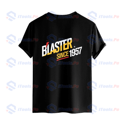 POLO NEGRO BLASTER TALLA L - PBL01