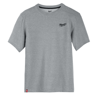 Polo de trabajo híbrida de manga corta para hombre - gris/ 603G-L