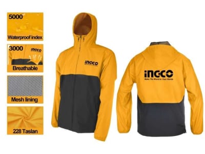CHAQUETA IMPERMEABLE TALLA L INGCO HJATL2281.L