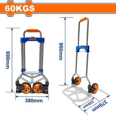CARRO DE CARGA PLEGABLE 60KG 960MM WWB9A06 WADFOW