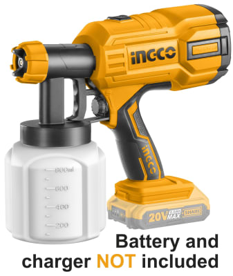 PISTOLA DE PINTAR A BATERIA 20V INGCO CSGLI2001