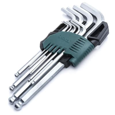 Juego Llave Hex Larga  9pz 1.5 - 10mm sata