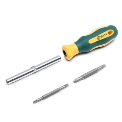 Juego de destornilladores intercambiables 6 en 1 SATA - ST09347