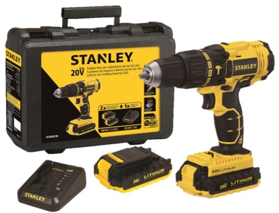 Taladro Percutor Inalambrico 20V STANLEY SCH20C2K