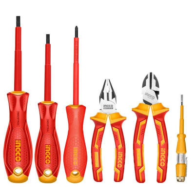 SET DE 6 HERRAMIENTAS AISLADAS 1000V AISLADOS