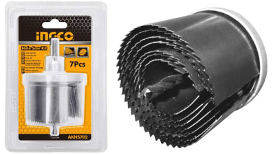 JUEGO DE SIERRA COPA 7 PIEZAS INGCO AKHS702