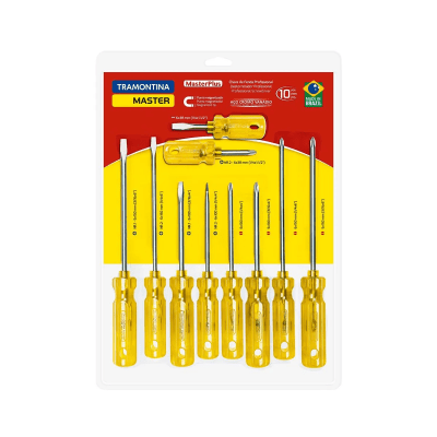 JUEGO DE DESTORNILLADORES 10 PZAS TRAMONTINA - 41530/510