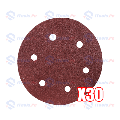 JUEGO X30PCS LIJA REDONDA 9