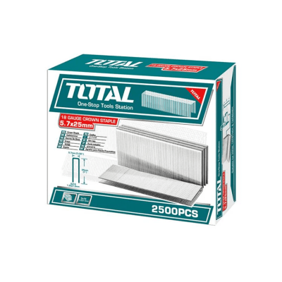 GRAPA CORCHETE 5.7 X 40MM 2500 UNIDADES TOTAL TAC918402