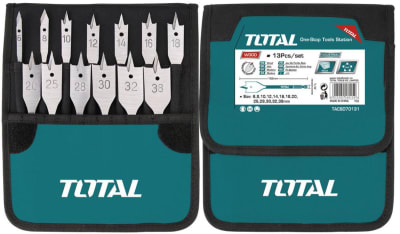 SET DE BROCAS PALETAS PARA MADERA 13PCS TOTAL