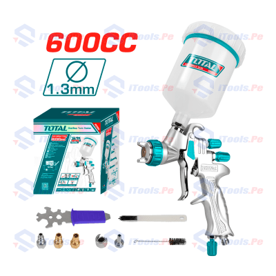 PISTOLA DE GRAVEDAD 600CC 1.3MM PATRON 180-260MM INDUSTRIAL -TAT10605