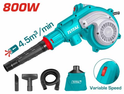 SOPLADORA ASPIRADORA 800W + ACCESORIOS TOTAL / TB8036