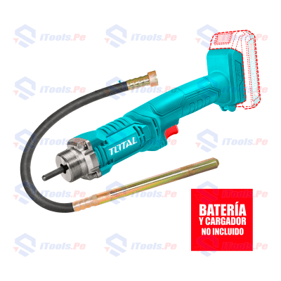 VIBRADOR DE CONCRETO 20V INALAMBRICO P20S TOTAL TCVLI202301