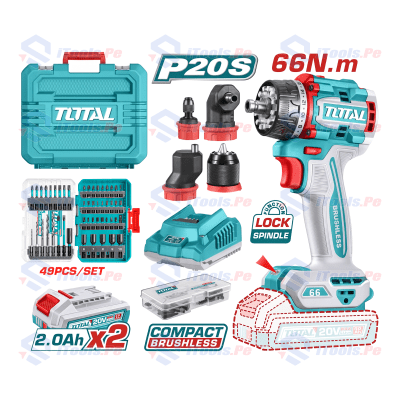 KIT TALADRO MULTICABEZAL TOTAL