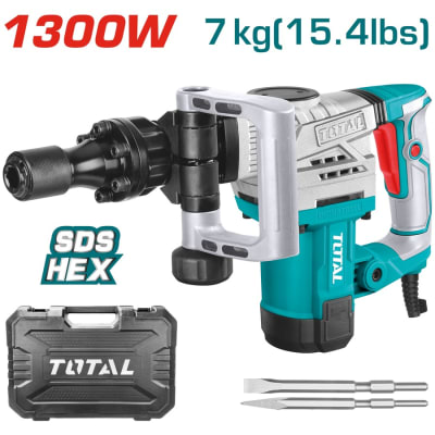 DEMOLEDOR HEX 1300W 3800BPM 20J 7KG INDUSTRIAL TOTAL / TH2130016